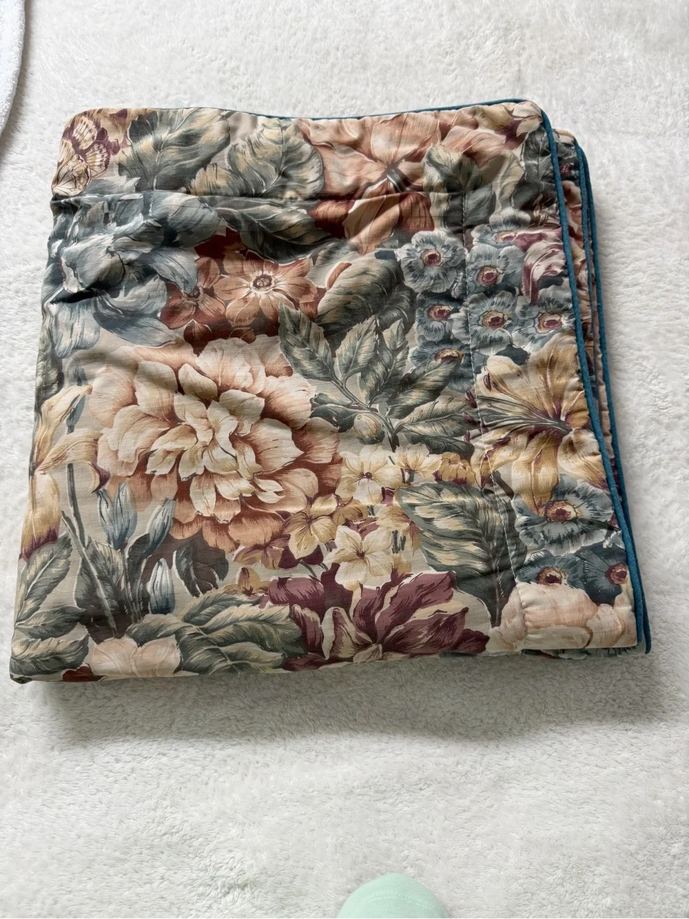 Martex liberty of London floral Decorative Throw Pillow Cover -Cream Flowers